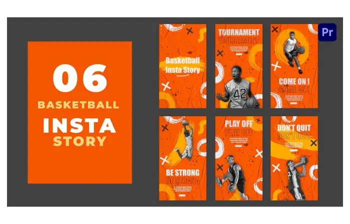 Basketball Paper Instagram Story
